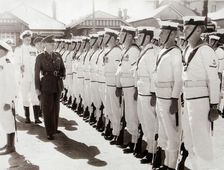 Opening ceremony, Garden of Remembrance, Mosman Park, 1952. Creator: Unknown