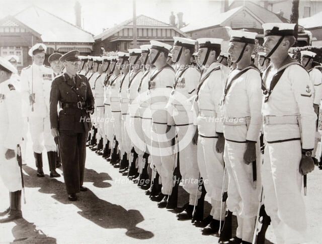 Opening ceremony, Garden of Remembrance, Mosman Park, 1952. Creator: Unknown.