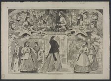 Opening Day in New York, 1868. Creator: Winslow Homer (American, 1836-1910)