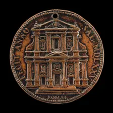 Opening for Worship of the Chiesa del Gesù, Rome, 1575. Creator: Giovanni Vincenzo Melone