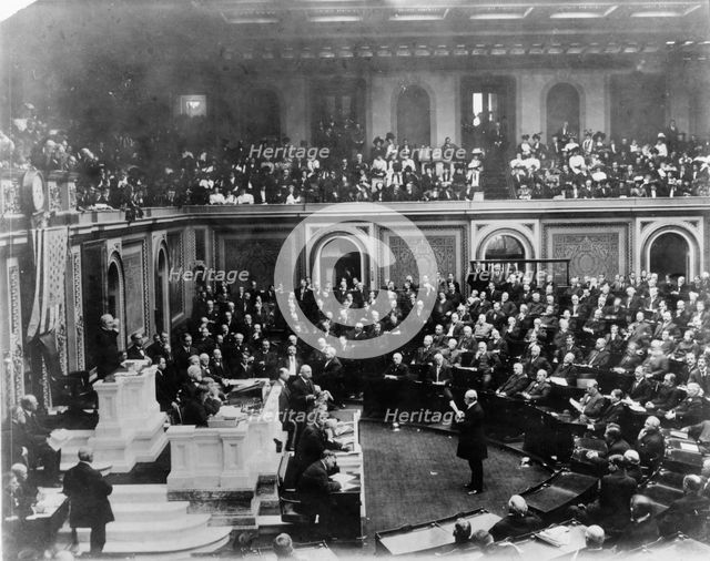 Opening of 60th Congress, Dec. 2, 1907. Creator: Frances Benjamin Johnston.