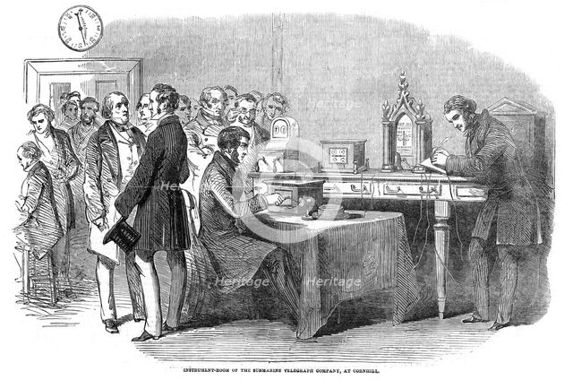 Opening of the 1851 London to Paris telegraph link (1852).  Creator: Unknown.