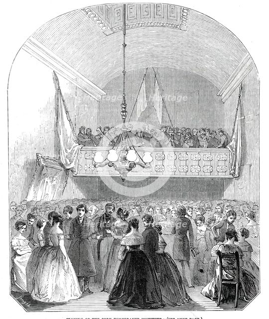 Opening of the Cork Temperance Institute, 1845. Creator: Unknown.