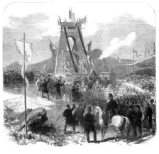 Opening of the Clifton Suspension Bridge, Bristol, 1864