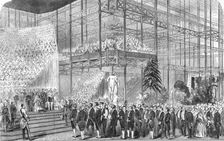 Opening of the Crystal Palace, Sydenham, by Her Majesty, on the 10th of June, 1854 1854. Creator: Unknown