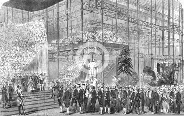 'Opening of the Crystal Palace, Sydenham, by Her Majesty, on the 10th of June, 1854', 1854. Creator: Unknown.