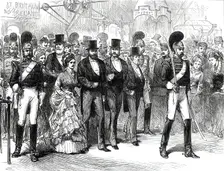 Opening of the American Centennial Exhibition: Official Procession...1876. Creator: Melton Prior