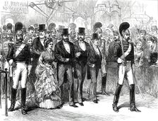 Opening of the American Centennial Exhibition: Official Procession...1876. Creator: Melton Prior