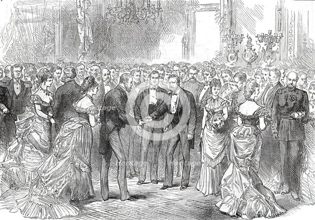 Opening of the American Centennial Exhibition: President Grant...1876. Creator: Unknown.