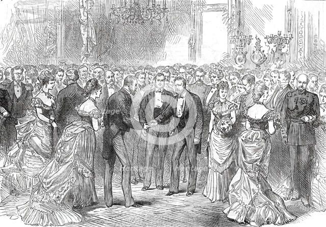 Opening of the American Centennial Exhibition: President Grant...1876. Creator: Unknown.