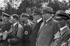 Opening of the autobahn between Frankfurt and Darmstadt, Germany, 1935