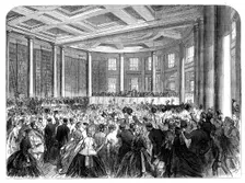 Opening of the Birmingham Central Free Library, 1865. Creator: Unknown