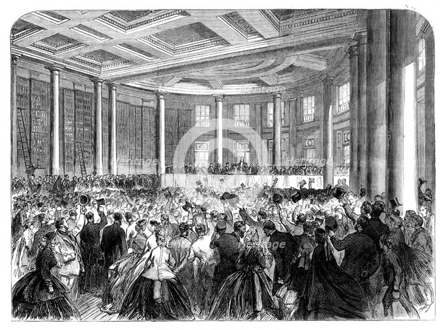 Opening of the Birmingham Central Free Library, 1865. Creator: Unknown.