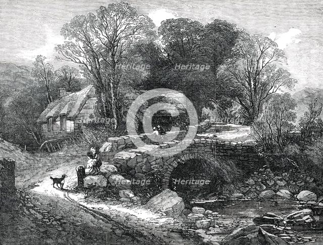 Opening of the British Institution - "The Miller's Home" - painted by T. Creswick A.R.A, 1850. Creator: Unknown.