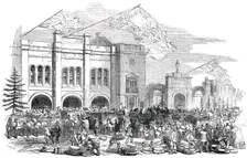 Opening of the Great Cheese-Market, at Chippenham, September 12 - the Market Hall, 1850. Creator: S Read