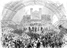 Opening of the Derby Fine-Arts and Industrial Exhibition, 1870. Creator: Unknown
