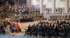 Opening of the Estates-General in Versailles, 5 May 1789. Artist: Couder, Auguste (1790-1873)