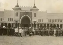 Opening of the exhibition, 1911. Creator: A. A. Antonov