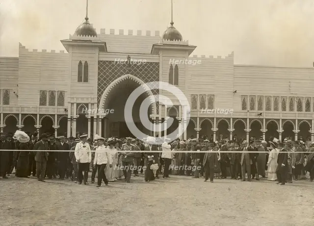 Opening of the exhibition, 1911. Creator: A. A. Antonov.