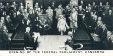 Opening of the Federal Parliament, Canberra 1927 (1937). Creator: Unknown