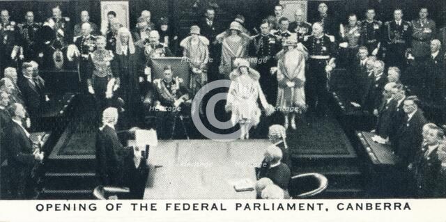 'Opening of the Federal Parliament, Canberra', 1927 (1937). Creator: Unknown.