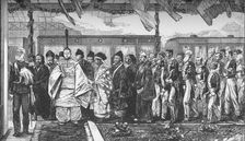 Opening of the first railway in Japan, 1872 (1907)