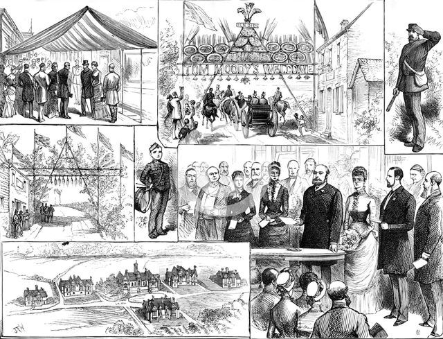 Opening of the Homes for Little Boys at Swanley by the Prince and Princess of Wales, 1883. Creator: Unknown.