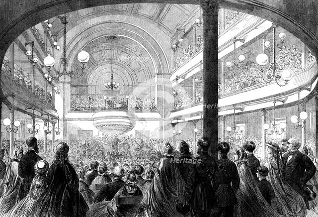 Opening of the Hartley Institution at Southampton by Lord Palmerston..., 1862. Creator: Unknown.