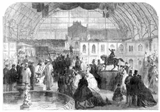 Opening of the North-East London Exhibition of Arts and Manufactures at the Agricultural Hall, 1865. Creator: Unknown