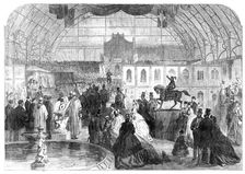 Opening of the North-East London Exhibition of Arts and Manufactures at the Agricultural Hall, 1865. Creator: Unknown