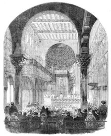 Opening of the New Church at the Roman Catholic University, Dublin, 1856. Creator: Unknown