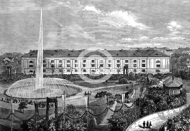 Opening of the new City Water-Works at Vienna, 1873. Creator: Unknown.