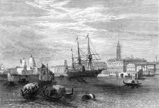 Opening of the new line for the Peninsular and Oriental Company's steamers from Venice, 1872. Creator: Unknown