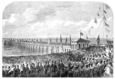 Opening of the new pier at Deal, 1864. Creator: Unknown