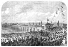 Opening of the new pier at Deal, 1864. Creator: Unknown