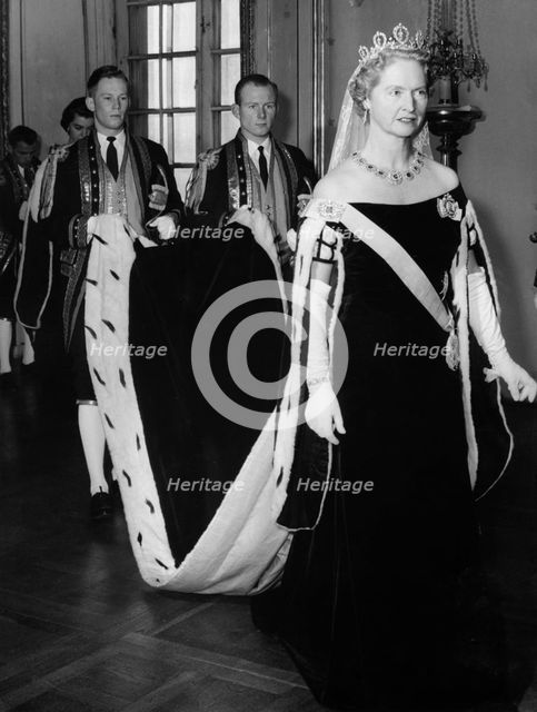Opening of the Swedish Riksdag (Parliament), Stockholm, Sweden, 1957. Creator: Unknown.