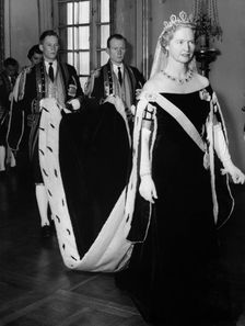 Opening of the Swedish Riksdag (Parliament), Stockholm, Sweden, 1957. Creator: Unknown
