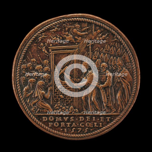 Opening of the Porta Santa [reverse], 1575. Creator: Gian Federigo Bonzagna.