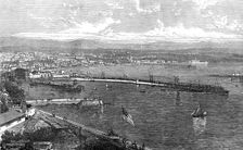 Opening of the Queen's Landing Pier at Douglas, Isle of Man, 1872. Creator: Unknown