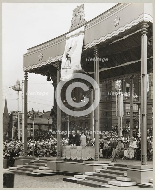 Opening of the Queensway Tunnel, Liverpool, 1934. Creator: Stewart Bale Limited.