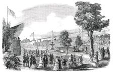 Opening of the Royal Botanic Gardens, Plymouth, 1850. Creator: Unknown