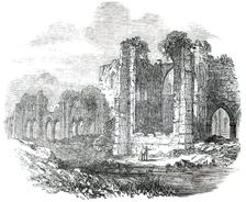 Opening of the Whitehaven and Furness Junction Railway - Furness Abbey, 1850. Creator: Unknown