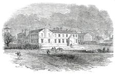 Opening of the Whitehaven and Furness Junction Railway - St. Bees College, 1850. Creator: Unknown