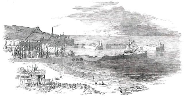 Opening of the Whitehaven and Furness Junction Railway - Whitehaven Bay, 1850. Creator: Unknown.