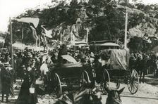 Opening of the tram service to The Spit, 1900. Creator: Unknown