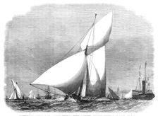 Opening of the Yachting Season:...the Royal Thames Yacht Club - The Fiona winning at Gravesend, 1868 Creator: Unknown