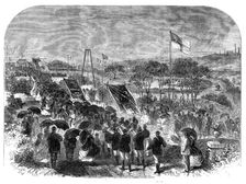 Opening of Alexandra Park at Oldham, 1865. Creator: Unknown