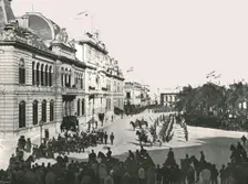 Opening of Congress, Buenos Aires, Argentina, 1895. Creator: Enrique Carlos Moody