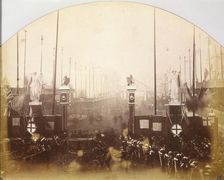 Opening of Holborn Viaduct, Holborn, London, 1869. Artist: Henry Dixon