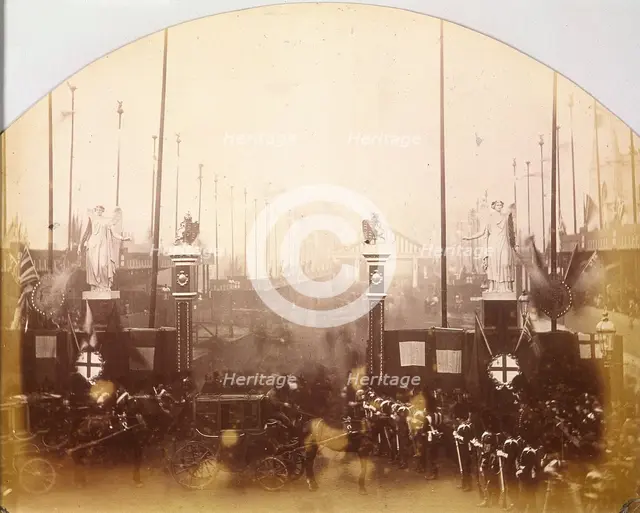 Opening of Holborn Viaduct, Holborn, London, 1869. Artist: Henry Dixon